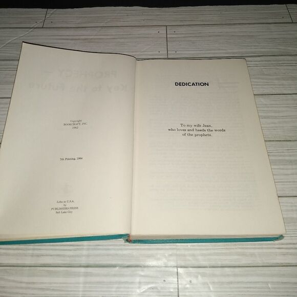 Prophecy Key to the Future by Duane S Crowther 1964 Hardcover Book Mormon Church - Picture 6 of 7